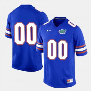 For Men's Florida Gator #00 Royal Blue College Limited Football Customized Jerseys 981036-960