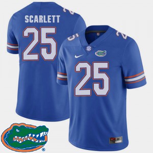 Men Florida #25 Jordan Scarlett Royal College Football 2018 SEC Jersey 945652-550