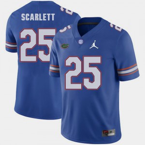 Men's Gators #25 Jordan Scarlett Royal Jordan Brand Replica 2018 Game Jersey 451978-715