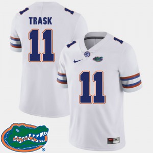 Men Florida Gators #11 Kyle Trask White College Football 2018 SEC Jersey 831549-199