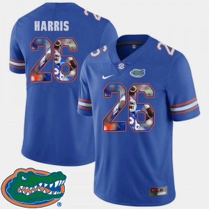 For Men UF #26 Marcell Harris Royal Pictorial Fashion Football Jersey 303054-860